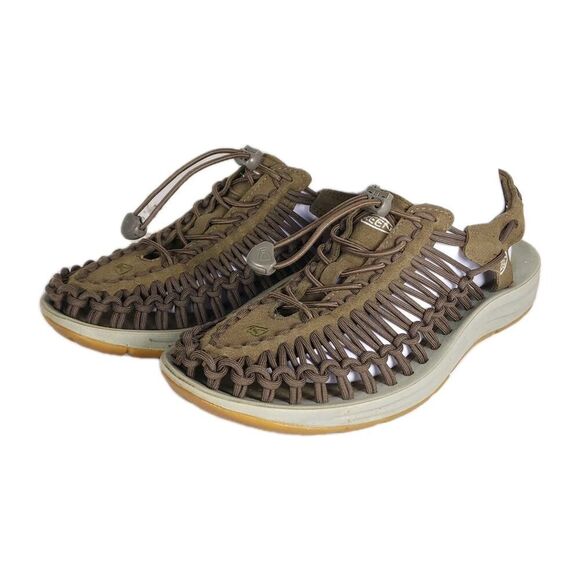 KEEN Women’s Uneek US9,5 Green Paracord Woven Water Outdoor Strappy Sandals - Picture 1 of 16